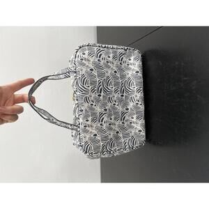 Dabney Lee Zebra Print Cosmetic Bag